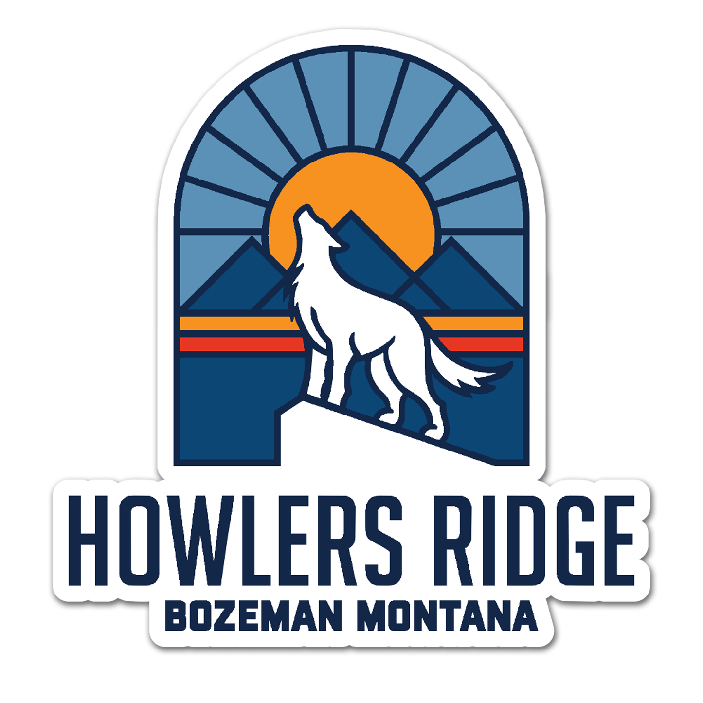Howlers Ridge Sticker