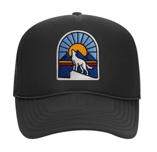 Howlers Ridge Black Trucker Hat